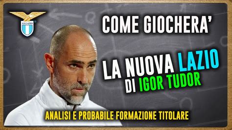 come.gioca tudor|ECCO COME GIOCHERÀ LA LAZIO DI TUDOR .